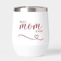 "Beste Moeder ooit" elegant rood script