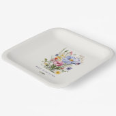 Beste moeder ooit Engels Tuin Boeket Moederdag Papieren Bordje (Gebogen)