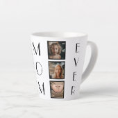 Beste moeder ooit familie van moederdag 6 Foto col Latte Mok (Rechterhoek)