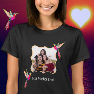 Beste moeder ooit! Family Photo Hummingbird T-shirt