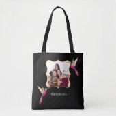 Beste moeder ooit! Family Photo Hummingbird Tote Bag (Voorkant)