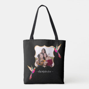 Beste moeder ooit! Family Photo Hummingbird Tote Bag