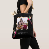 Beste moeder ooit! Family Photo Hummingbird Tote Bag (Dichtbij)