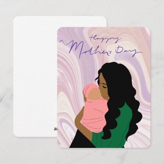 Beste moeder ooit feestdagenkaart (Voorkant / Achterkant)