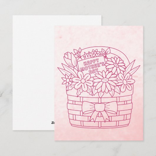 Beste moeder ooit feestdagenkaart (Voorkant / Achterkant)