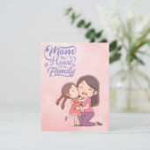 Beste moeder ooit  feestdagenkaart (Staand voorkant)