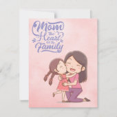 Beste moeder ooit feestdagenkaart (Voorkant)