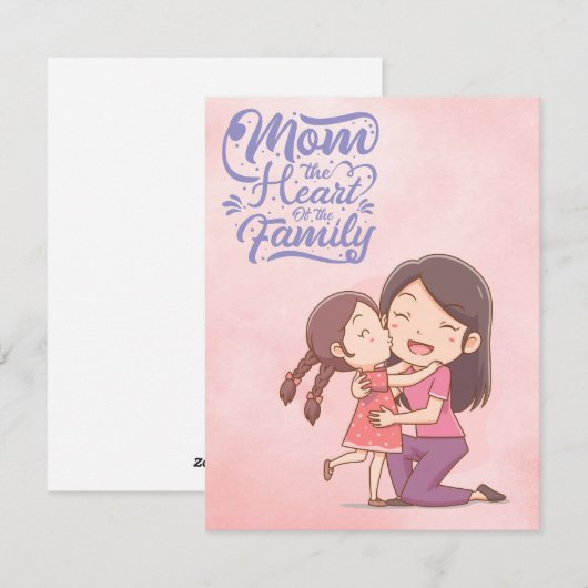 Beste moeder ooit feestdagenkaart (Voorkant / Achterkant)