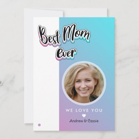 Beste moeder ooit feestdagenkaart (Voorkant)