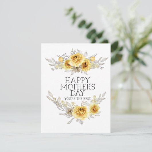 Beste moeder ooit  feestdagenkaart (Staand voorkant)