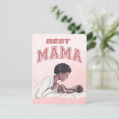 Beste moeder ooit  feestdagenkaart (Staand voorkant)