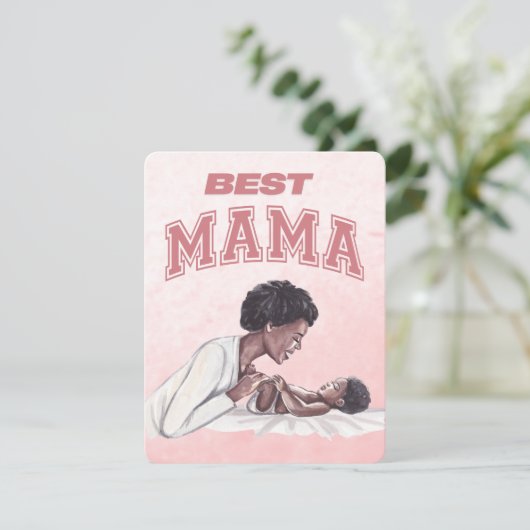 Beste moeder ooit  feestdagenkaart (Staand voorkant)