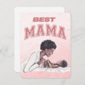 Beste moeder ooit  feestdagenkaart (Voorkant / Achterkant)