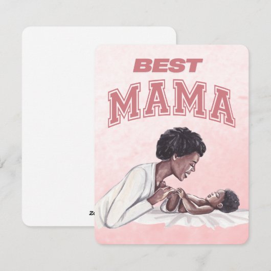 Beste moeder ooit feestdagenkaart (Voorkant / Achterkant)