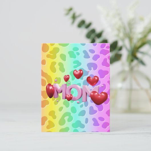 Beste moeder ooit  feestdagenkaart (Staand voorkant)