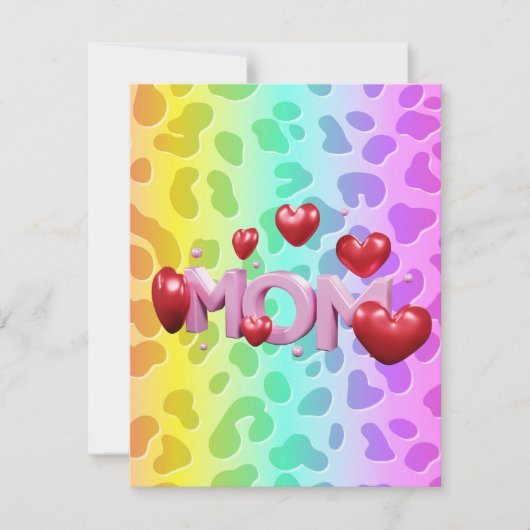 Beste moeder ooit  feestdagenkaart (Voorkant)