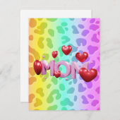 Beste moeder ooit  feestdagenkaart (Voorkant / Achterkant)