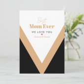 Beste moeder ooit feestdagenkaart (Staand voorkant)