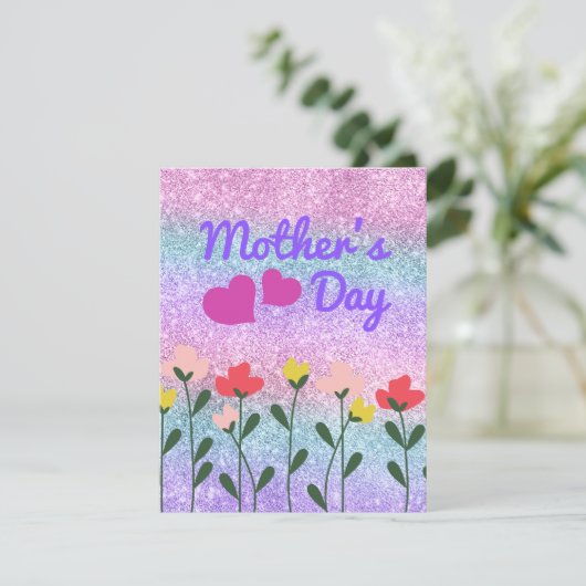 Beste moeder ooit  feestdagenkaart (Staand voorkant)