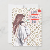 Beste moeder ooit  feestdagenkaart (Voorkant)