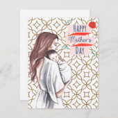 Beste moeder ooit feestdagenkaart (Voorkant / Achterkant)