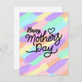 Beste moeder ooit  feestdagenkaart (Voorkant / Achterkant)