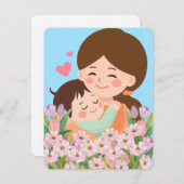 Beste moeder ooit  feestdagenkaart (Voorkant / Achterkant)