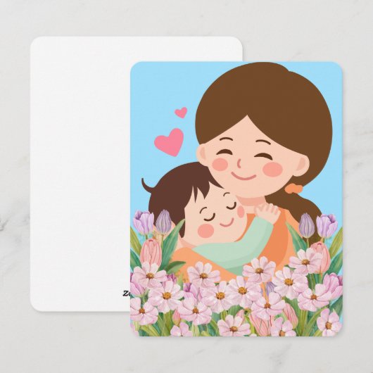 Beste moeder ooit  feestdagenkaart (Voorkant / Achterkant)