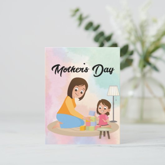 Beste moeder ooit  feestdagenkaart (Staand voorkant)