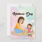 Beste moeder ooit  feestdagenkaart (Voorkant)