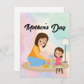 Beste moeder ooit  feestdagenkaart (Voorkant / Achterkant)