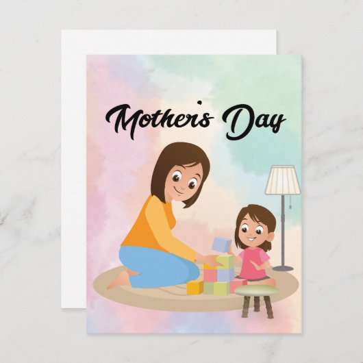 Beste moeder ooit  feestdagenkaart (Voorkant / Achterkant)