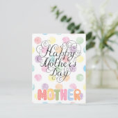 Beste moeder ooit  feestdagenkaart (Staand voorkant)