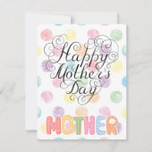 Beste moeder ooit feestdagenkaart (Voorkant)