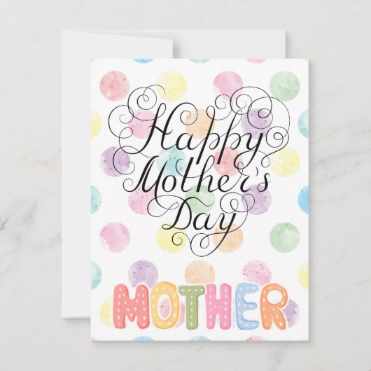 Beste moeder ooit  feestdagenkaart (Voorkant)