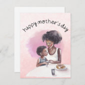 Beste moeder ooit  feestdagenkaart (Voorkant / Achterkant)