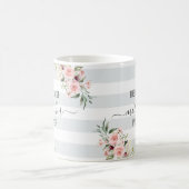 Beste moeder ooit florale tas in pastelkleuren koffiemok (Center)