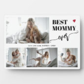 Beste moeder ooit foto collage aandenken fotoplaat (voorkant)