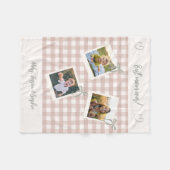 Beste Moeder Ooit Foto Collage Fleece Deken (Voorkant (Horizontaal))