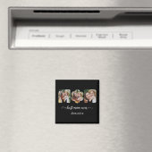 Beste Moeder Ooit Foto Collage Moeders Cadeau Magneet (Insitu (Vaatwasser))