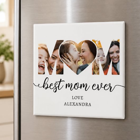 Beste Moeder Ooit Foto Collage Moeders Cadeau Magneet