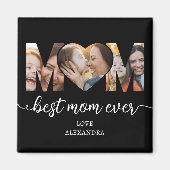Beste Moeder Ooit Foto Collage Moeders Cadeau Magneet (Voorkant)
