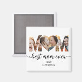 Beste Moeder Ooit Foto Collage Moeders Cadeau Magneet (Voorkant / Achterkant)