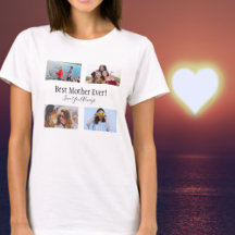 Beste Moeder ooit Foto Collage White Script Black