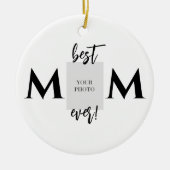 Beste moeder ooit foto en tekst Moederdag Keramisch Ornament (Voorkant)