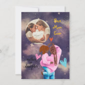 Beste Moeder Ooit  Foto Moederdag Groetkaart Feestdagenkaart (Voorkant)