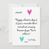 Beste Moeder Ooit  Foto Moederdag Groetkaart Feestdagenkaart (Achterkant)