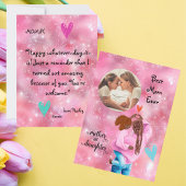 Beste moeder ooit Foto Moederdag Groetkaart Feestdagenkaart