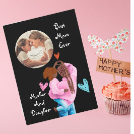 Beste Moeder Ooit  Foto Moederdag Groetkaart Feestdagenkaart