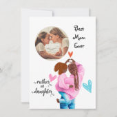 Beste Moeder Ooit  Foto Moederdag Grouskaart Feestdagenkaart (Voorkant)